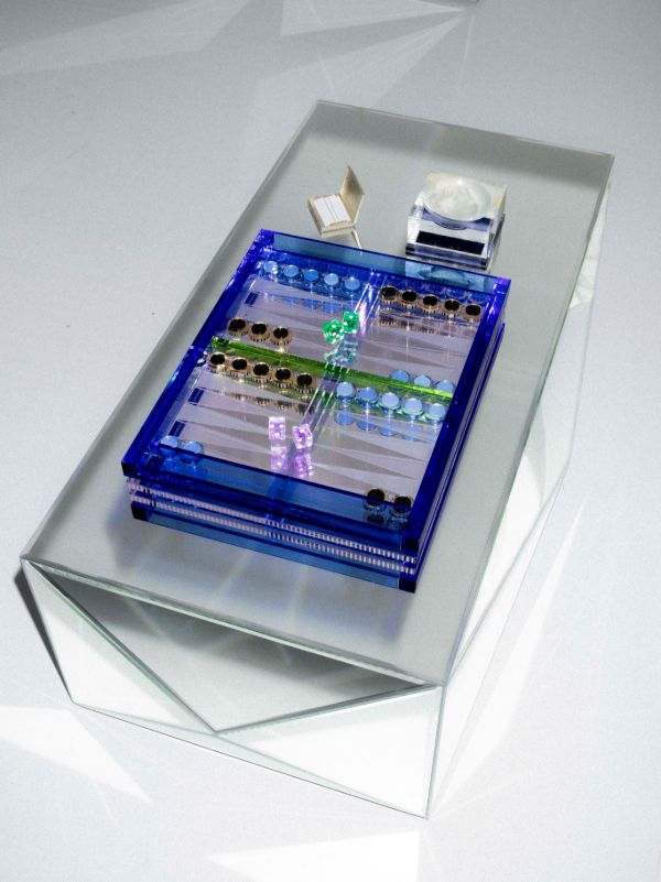 Reflections Copenhagen Crystal Backgammon Game | Browns Table Games