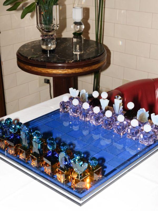 Reflections Copenhagen Crystal Chess Game | Browns Table Games