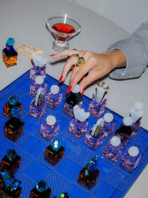 Reflections Copenhagen Crystal Chess Game | Browns Table Games