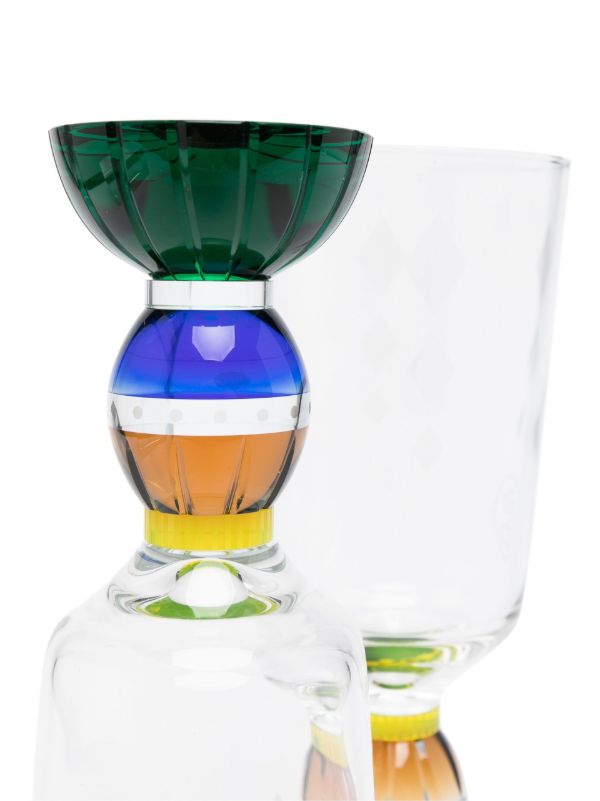 Reflections Copenhagen Green Ascot Tall Crystal Glasses Set | Browns Glassware