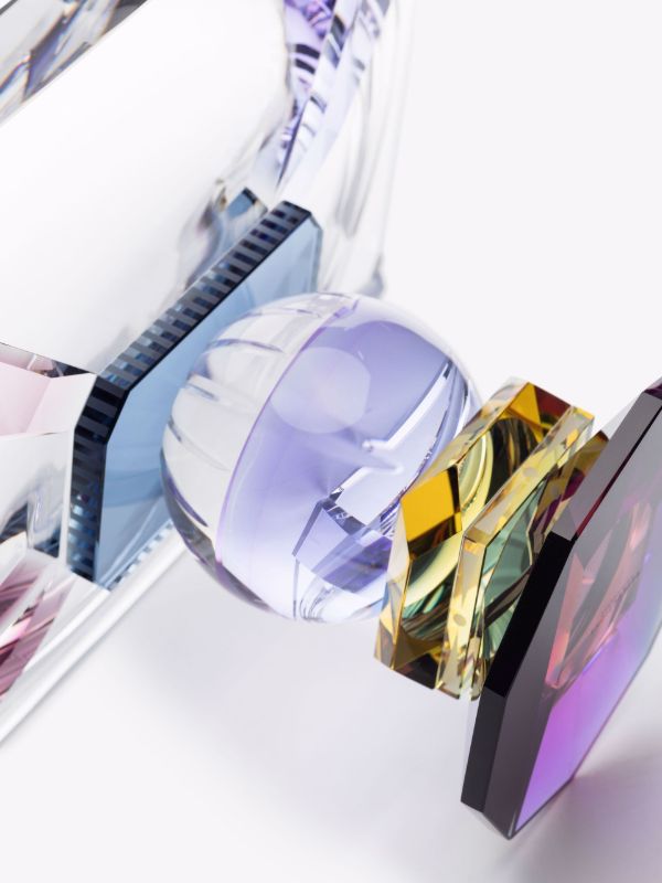 Reflections Copenhagen Neutral Georgia Crystal Bowl | Browns Decorative Objects