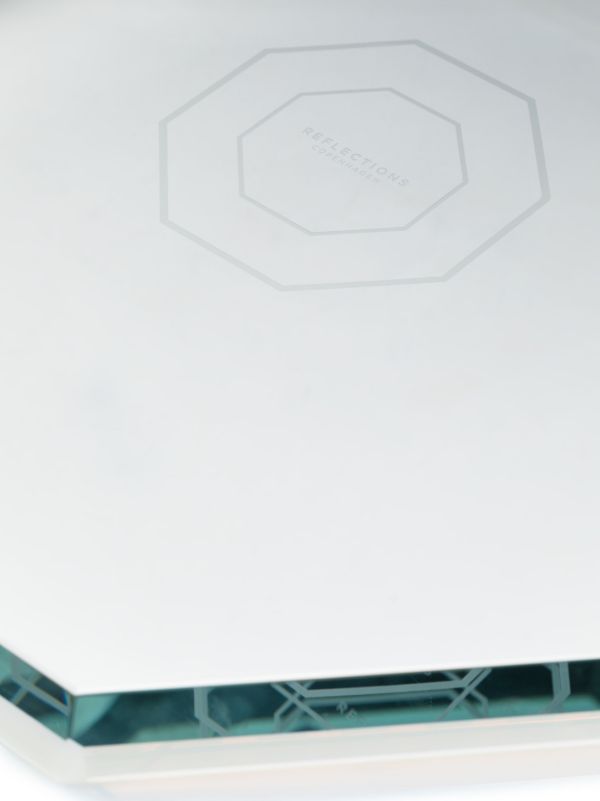 Reflections Copenhagen White Chelsea Crystal Tray | Browns Trays