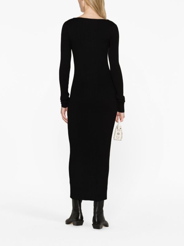 REMAIN Black Long Sleeve Dress | Browns Day Dresses