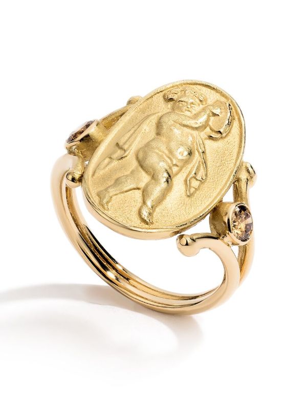 RENATO CIPULLO 18kt yellow gold Danzante diamond ring | Browns Fine Rings