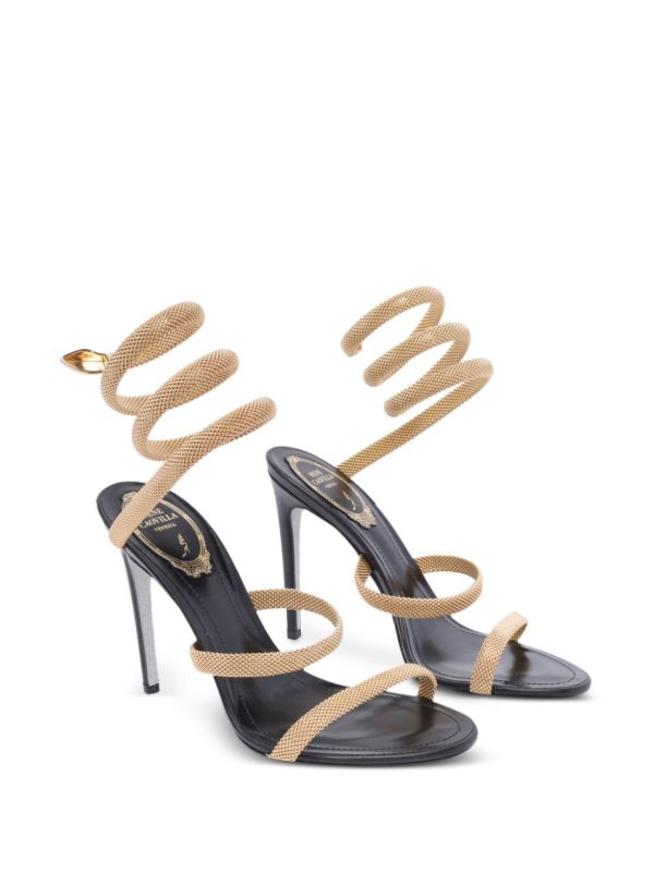 René Caovilla 120mm Crystal-Embellished Sandals | Browns Sandals