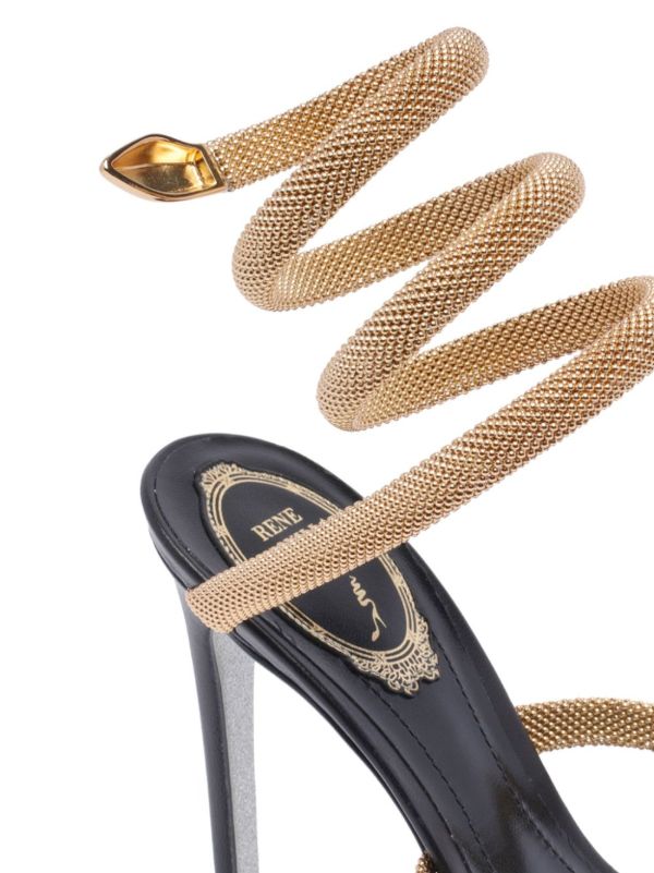 René Caovilla 120mm Crystal-Embellished Sandals | Browns Sandals