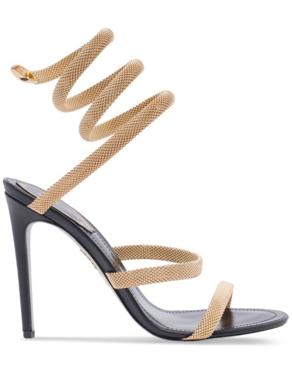 René Caovilla 120mm Crystal-Embellished Sandals | Browns Sandals