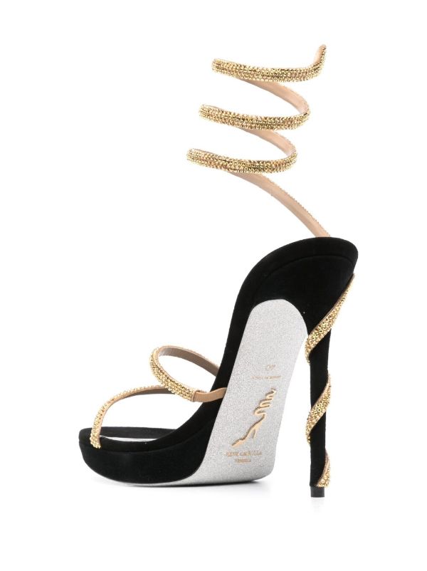 René Caovilla Cleo Crystal-embellished Sandals | Browns Sandals