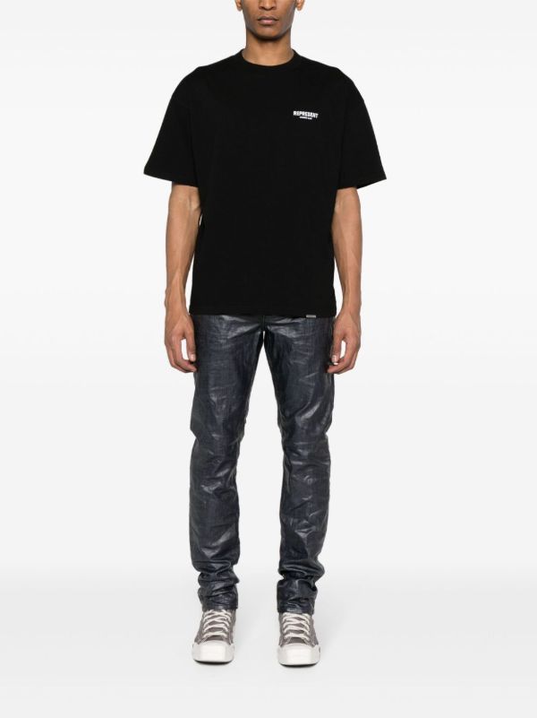 Represent Black Owners Club Cotton T-shirt | Browns T-Shirts