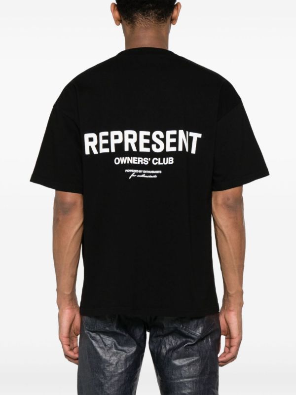 Represent Black Owners Club Cotton T-shirt | Browns T-Shirts