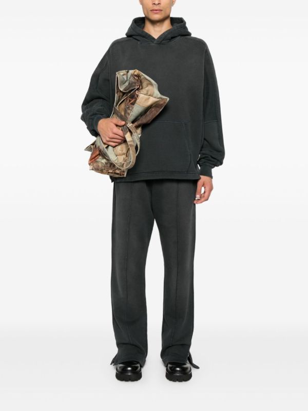 Represent Black Side-Slit Hoodie | Browns Hoodies