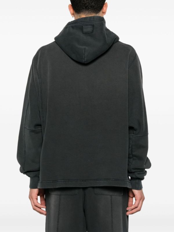 Represent Black Side-Slit Hoodie | Browns Hoodies