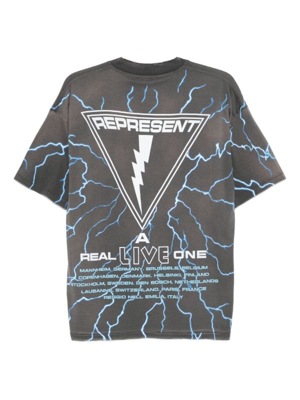 Represent Iron Maiden A Real Live One T-shirt | Browns T-Shirts