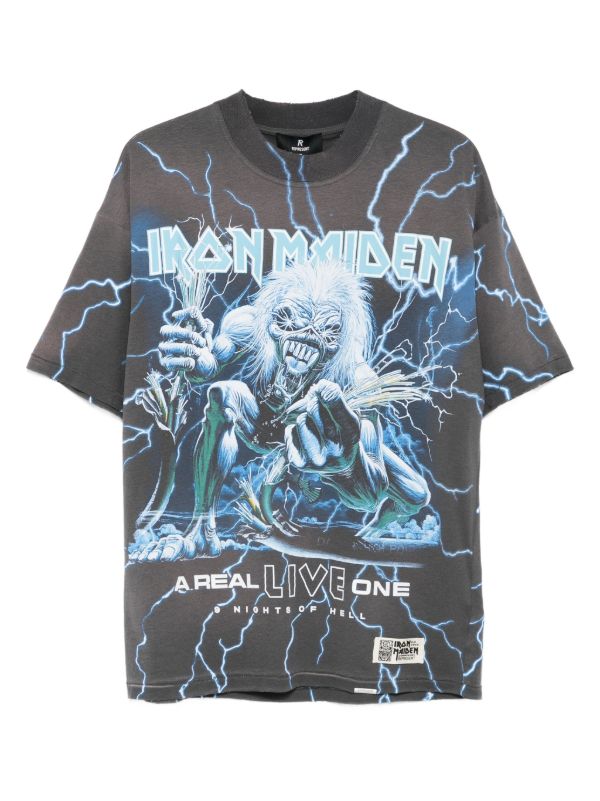 Represent Iron Maiden A Real Live One T-shirt | Browns T-Shirts