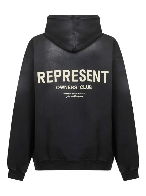 Represent Logo-print Cotton Hoodie | Browns Hoodies