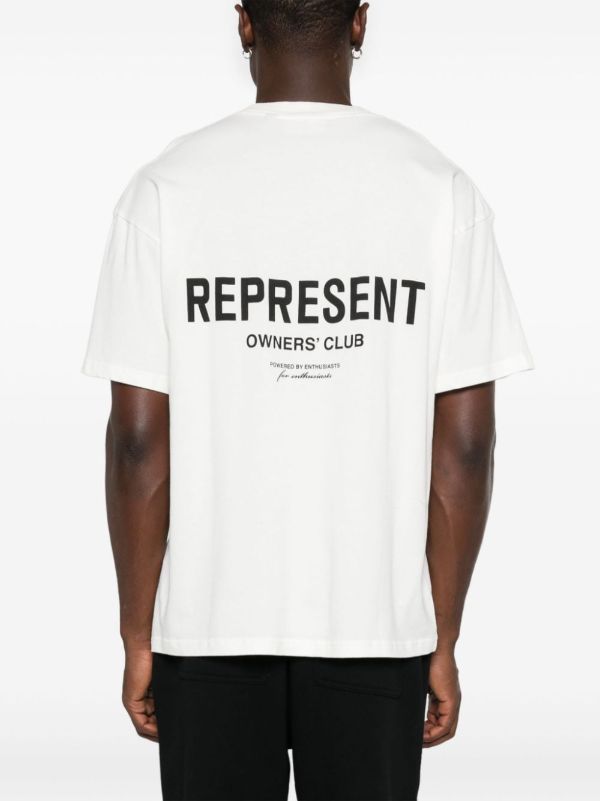 Represent White Owner's Club T-Shirt | Browns T-Shirts