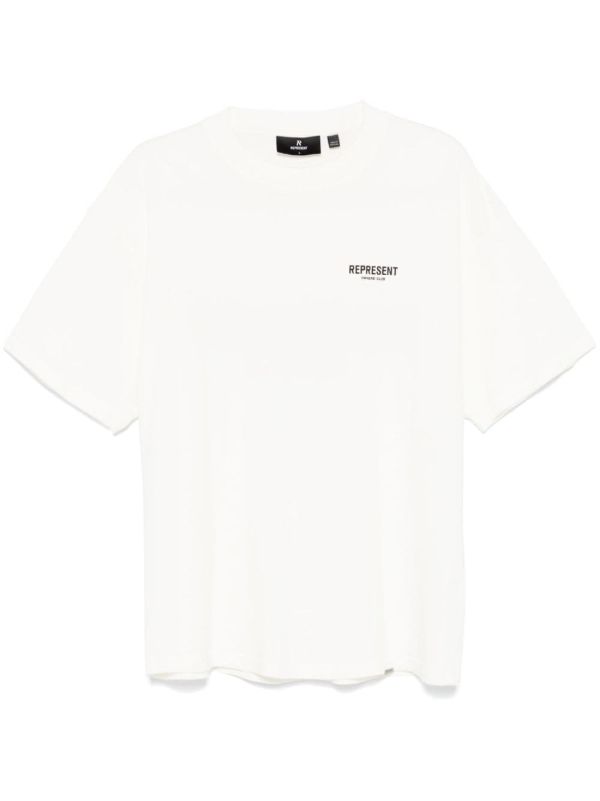 Represent White Owner's Club T-Shirt | Browns T-Shirts