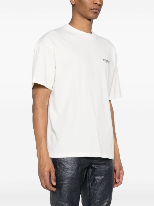 Represent White Owners Club Cotton T-shirt | Browns T-Shirts