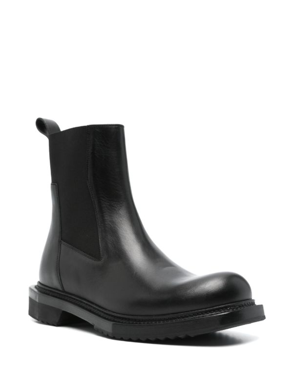 Rick Owens Black Beatle Cyclops Boots | Browns Boots