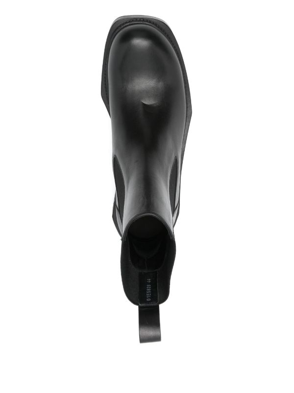 Rick Owens Black Beatle Cyclops Boots | Browns Boots