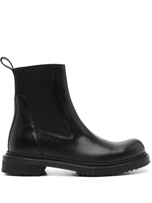 Rick Owens Black Beatle Cyclops Boots | Browns Boots