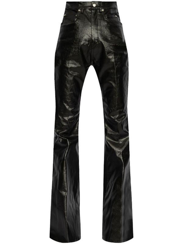 Rick Owens Black Bolan Trousers | Browns Flared & Bell-Bottom Pants