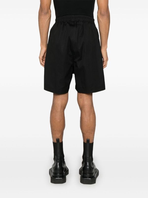 Rick Owens Black Hollywood Shorts | Browns Deck Shorts