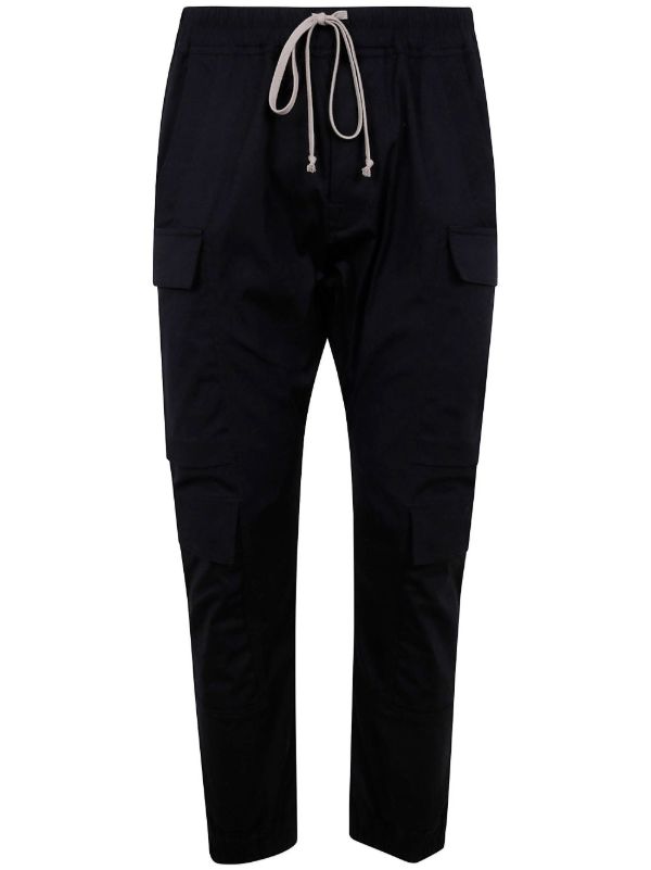 Rick Owens Black Mastodon Trousers | Browns Tapered Pants