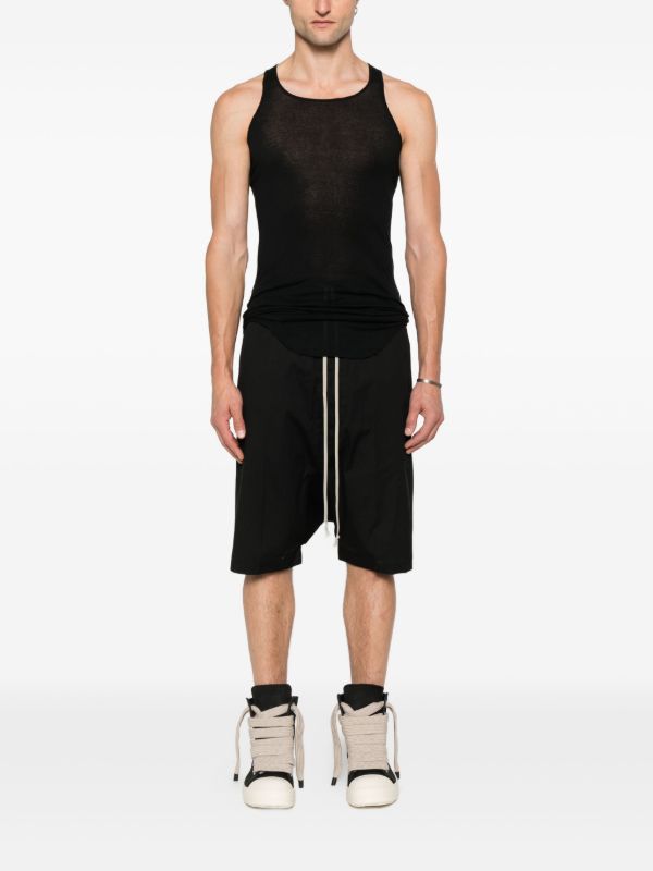 Rick Owens Drawstring Pods Shorts | Browns Drop-Crotch Shorts