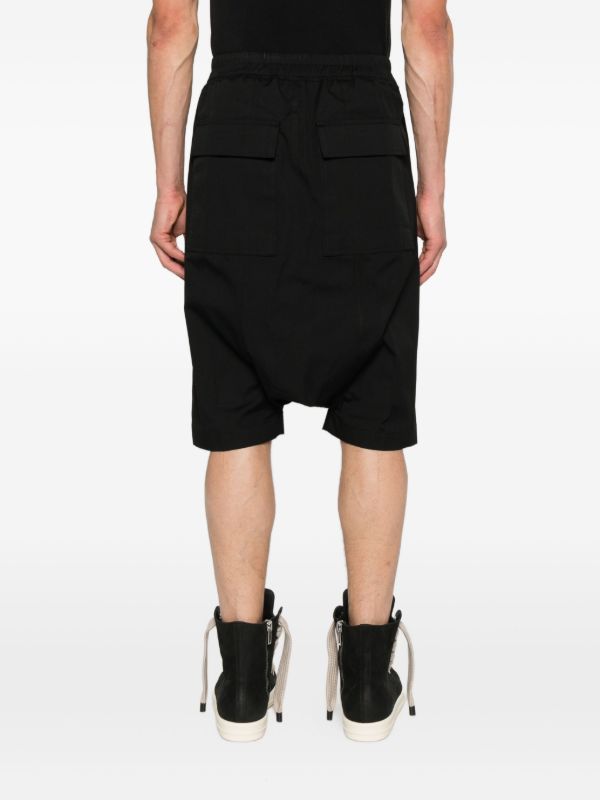 Rick Owens Drawstring Pods Shorts | Browns Drop-Crotch Shorts