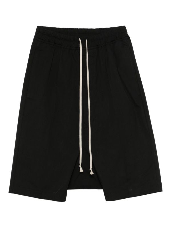 Rick Owens Drawstring Pods shorts | Browns Drop-Crotch Shorts
