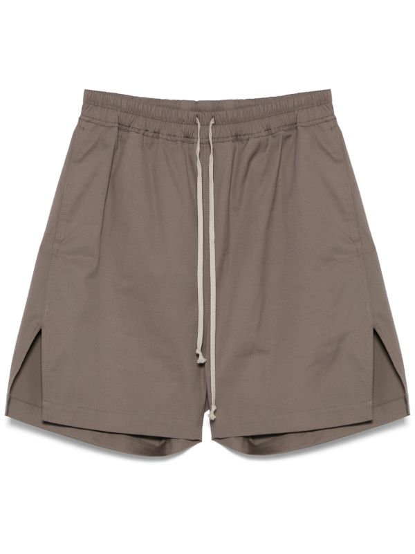 Rick Owens Grey Hollywood Shorts | Browns Deck Shorts