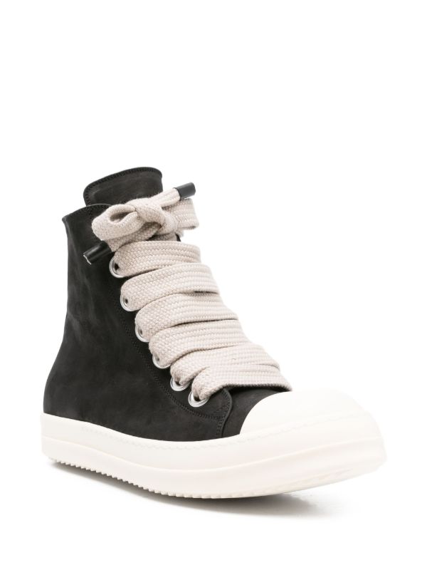 Rick Owens Jumbolaced Sneakers | Browns Hi-Tops