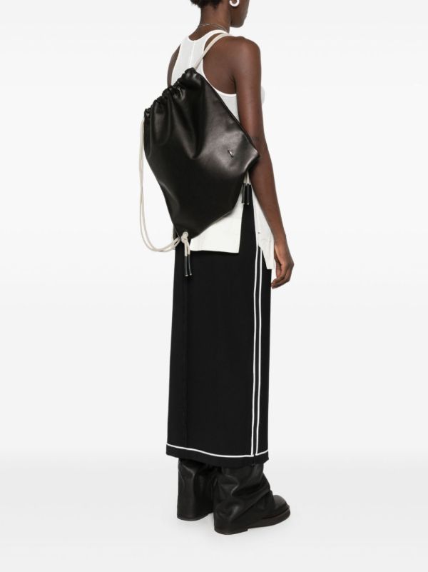 Rick Owens Leather Backpack | Browns Backpacks