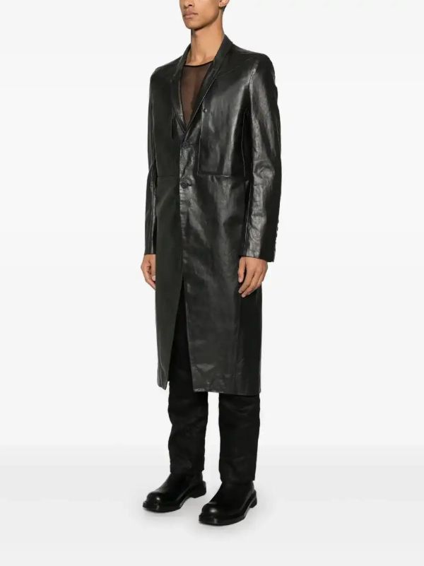 Rick Owens Lido Coat | Browns Single Breasted Coats