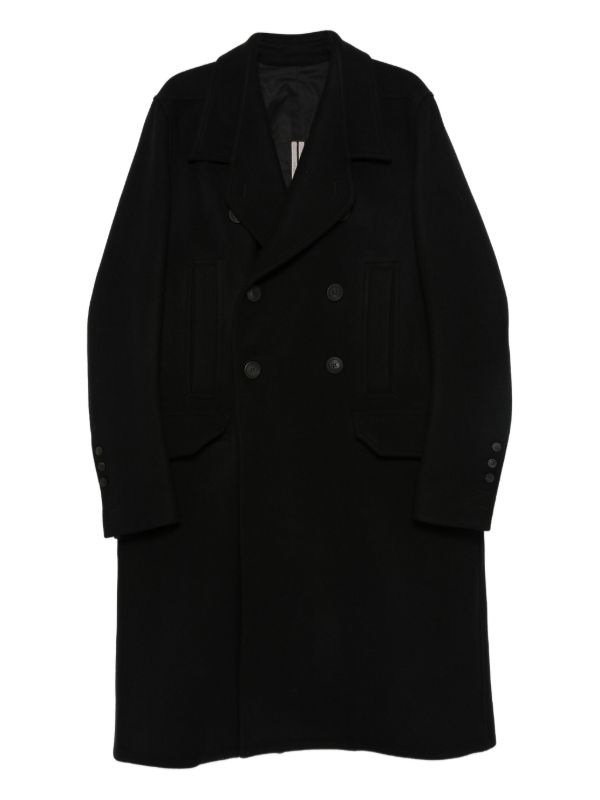 Rick Owens Officer double-breasted coat | Browns Double Breasted Coats