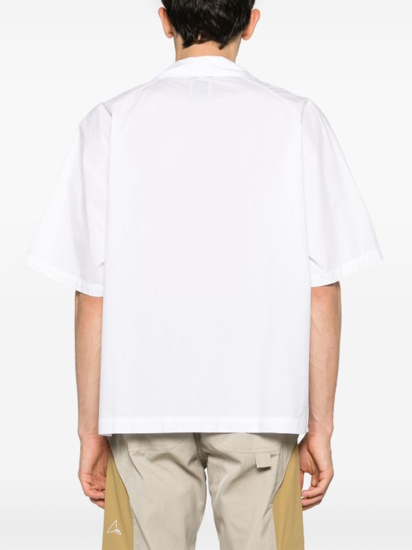 ROA White Poplin Short-Sleeve Shirt | Browns Shirts