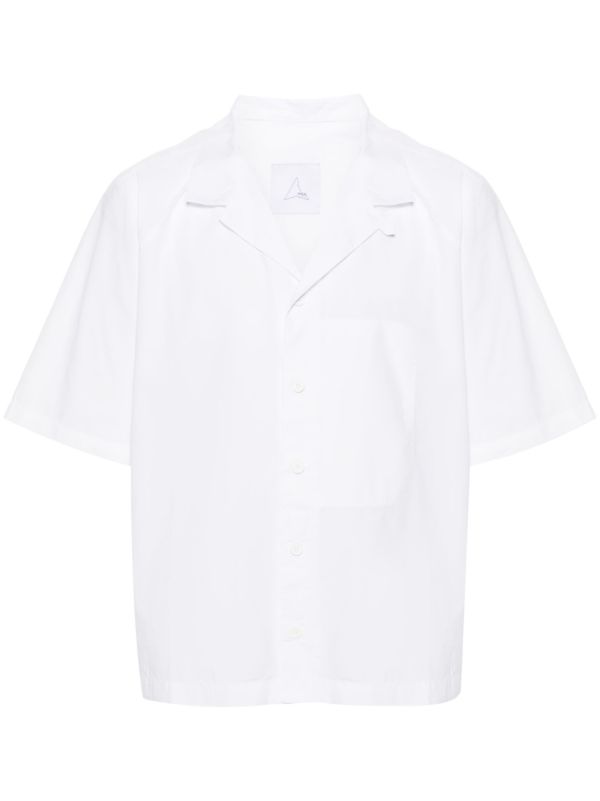 ROA White Poplin Short-Sleeve Shirt | Browns Shirts