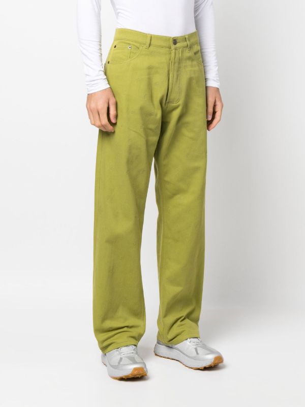 Robyn Lynch Green Eire Embroidered Jeans | Browns Regular & Straight-Leg Jeans