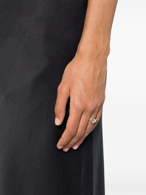 Roses Metals Sterling Silver House Ring | Browns Rings