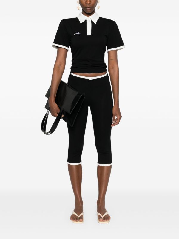 Rowen Rose Embroidered-logo Polo Top | Browns Polo Tops