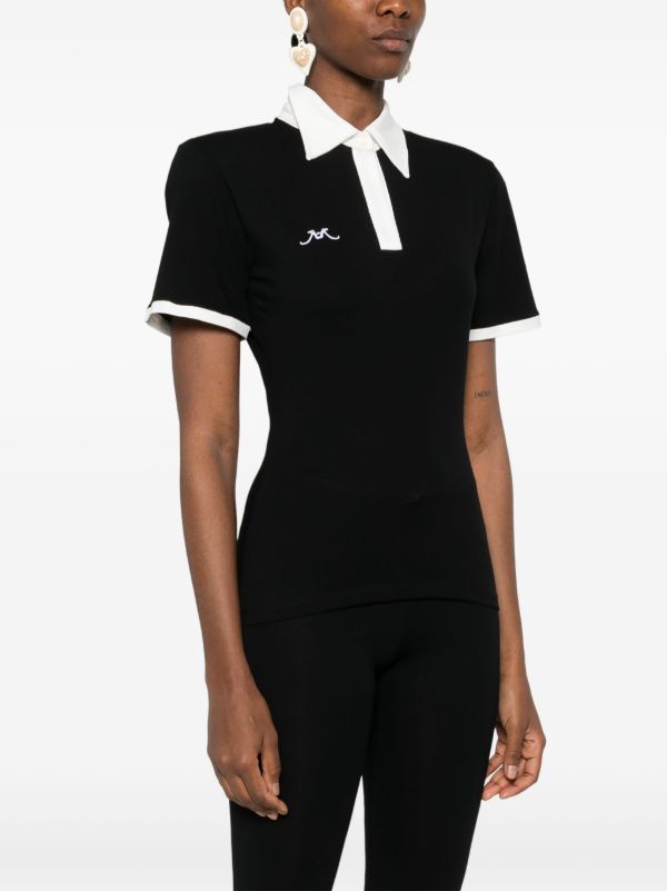 Rowen Rose Embroidered-logo Polo Top | Browns Polo Tops