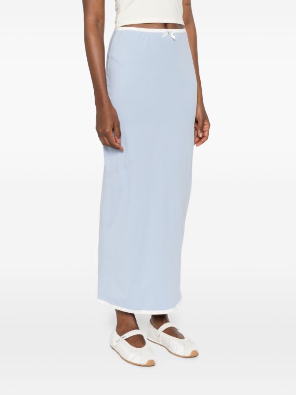 Rowen Rose Floral-appliqué Maxi Skirt | Browns Straight Skirts