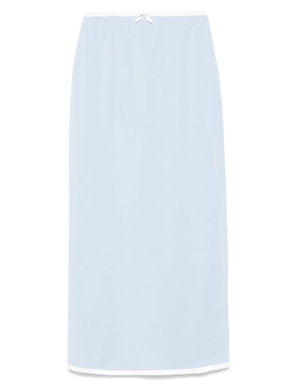 Rowen Rose floral-appliqué maxi skirt | Browns Straight Skirts