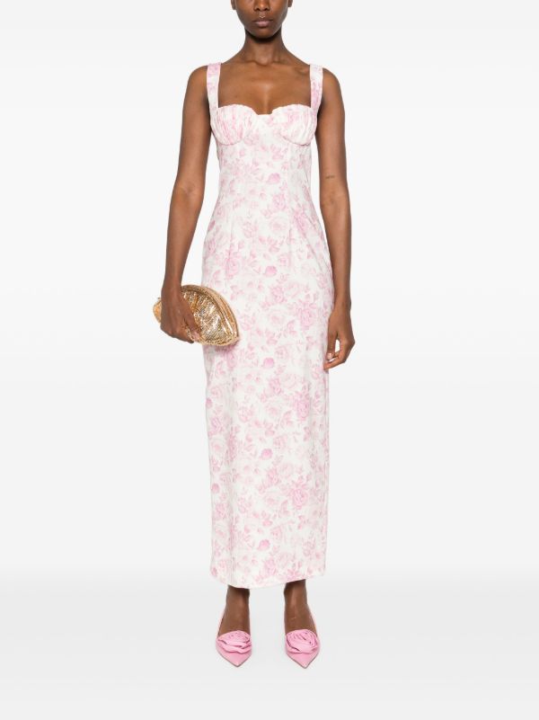 Rowen Rose Rose-print Maxi Dress | Browns Day Dresses