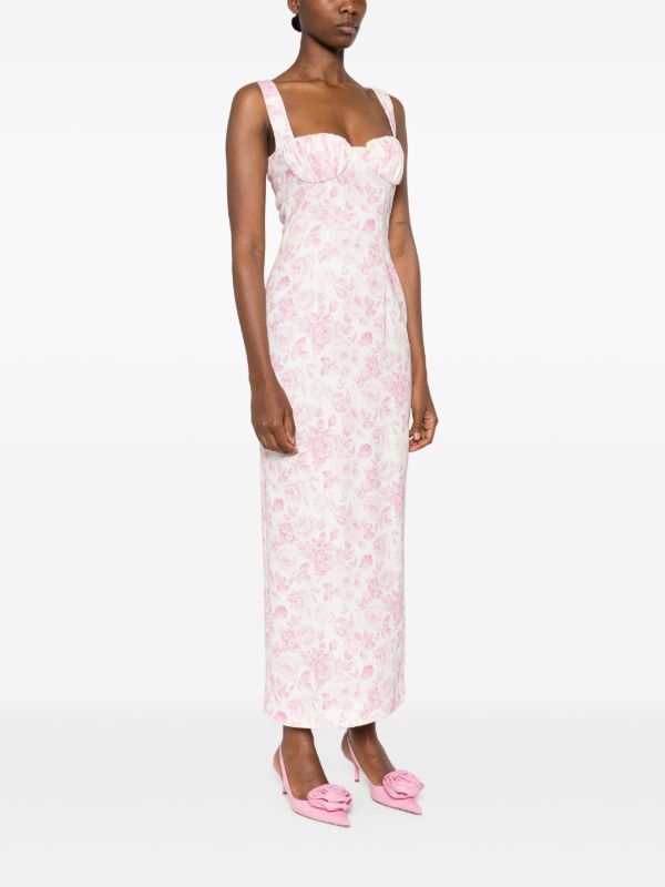 Rowen Rose Rose-print Maxi Dress | Browns Day Dresses