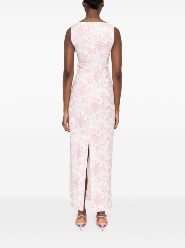Rowen Rose Rose-print Maxi Dress | Browns Day Dresses