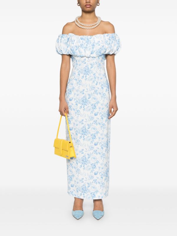 Rowen Rose Rose-print Maxi Dress | Browns Day Dresses