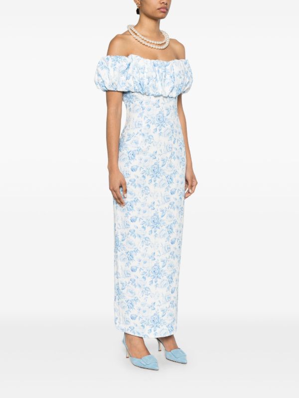 Rowen Rose Rose-print Maxi Dress | Browns Day Dresses