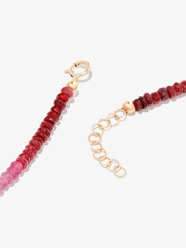 Roxanne First 14K Yellow Gold Rocky Graduated Ruby Necklace | Browns Fine Necklaces